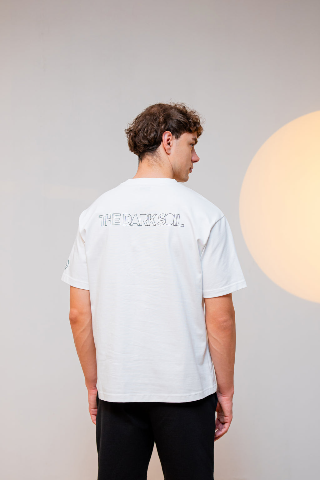 DARK SOIL | Oversized Basic T-shirt in Cotton White
