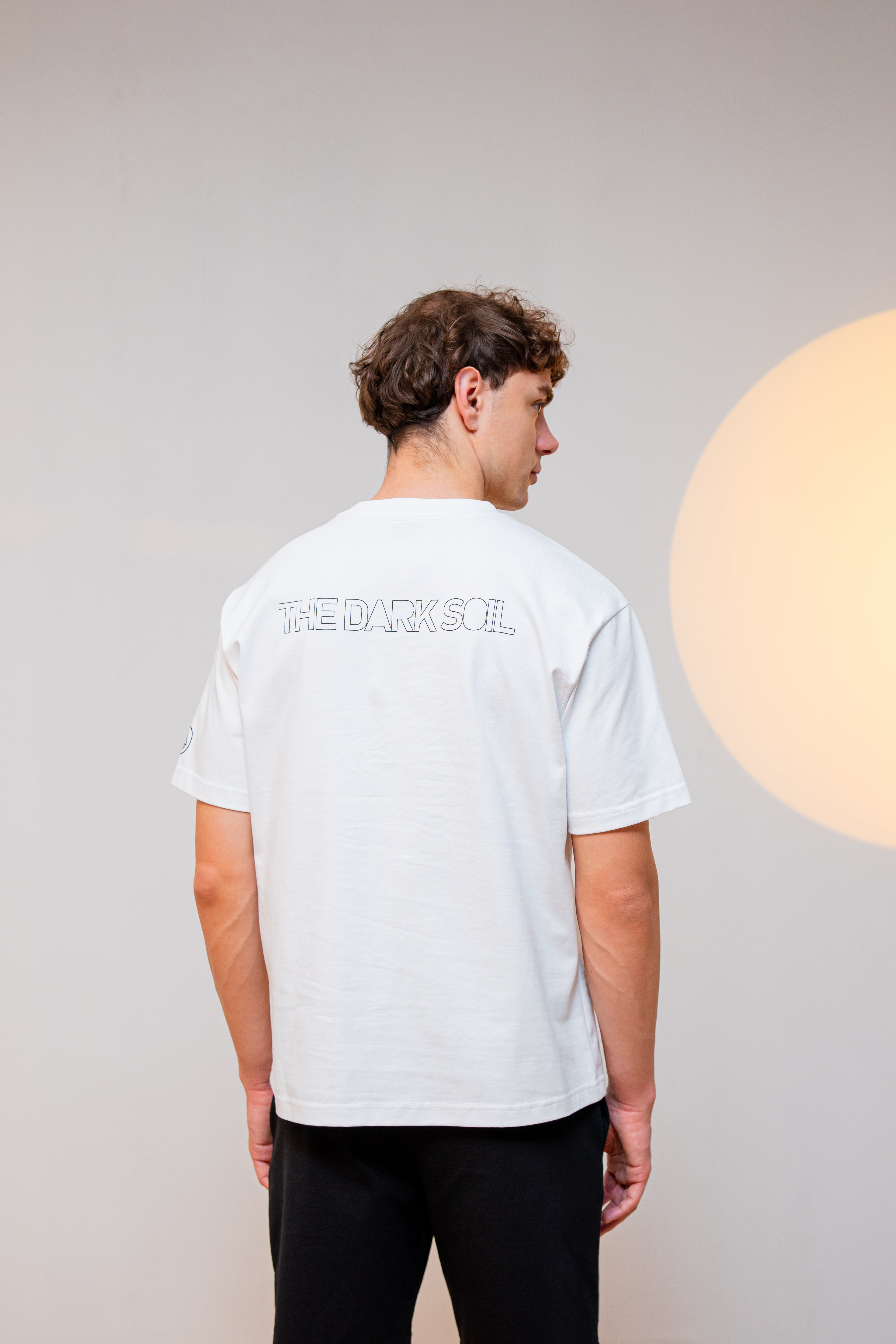 DARK SOIL | Oversized Basic T-shirt in Cotton White
