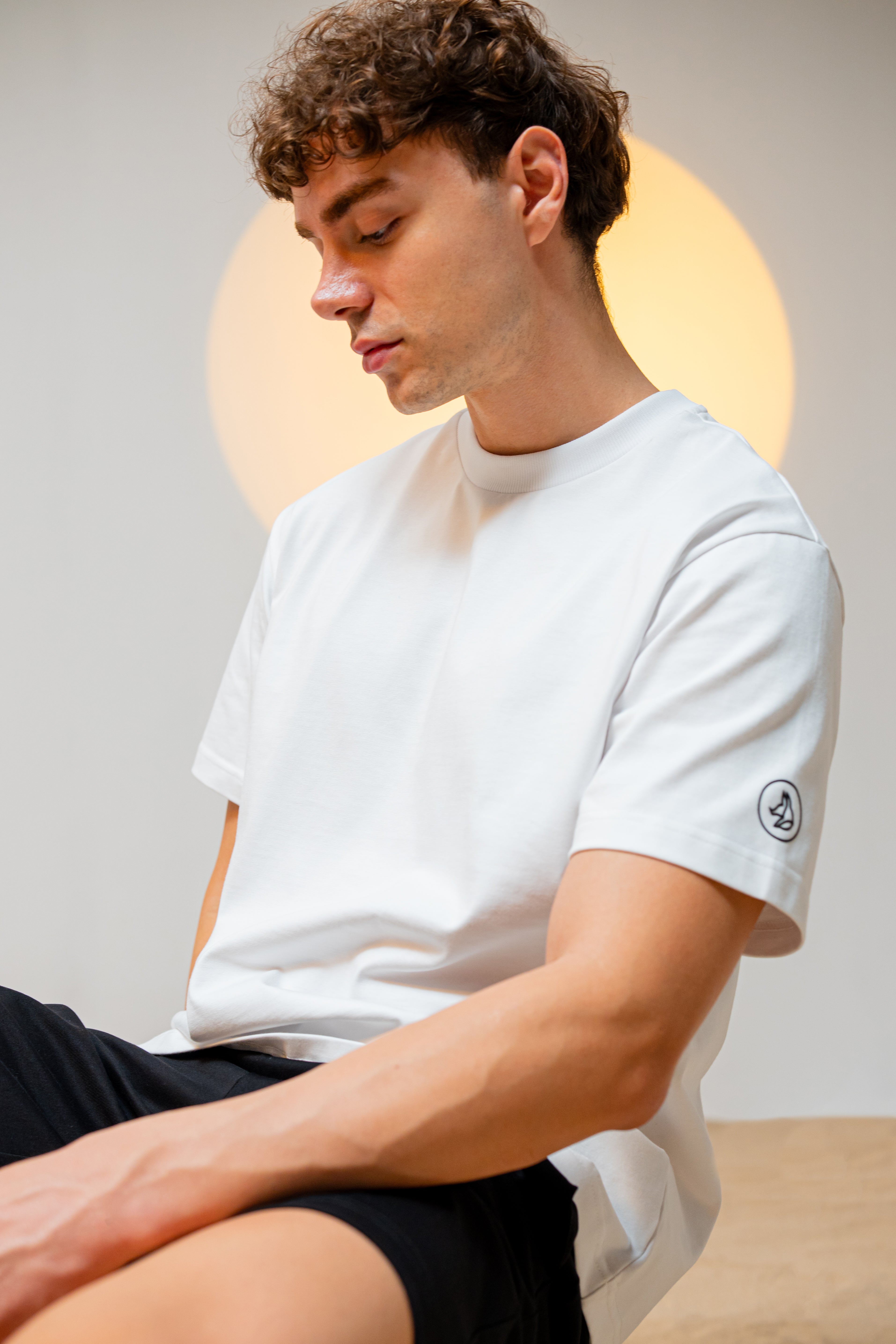 DARK SOIL | Oversized Basic T-shirt in Cotton White