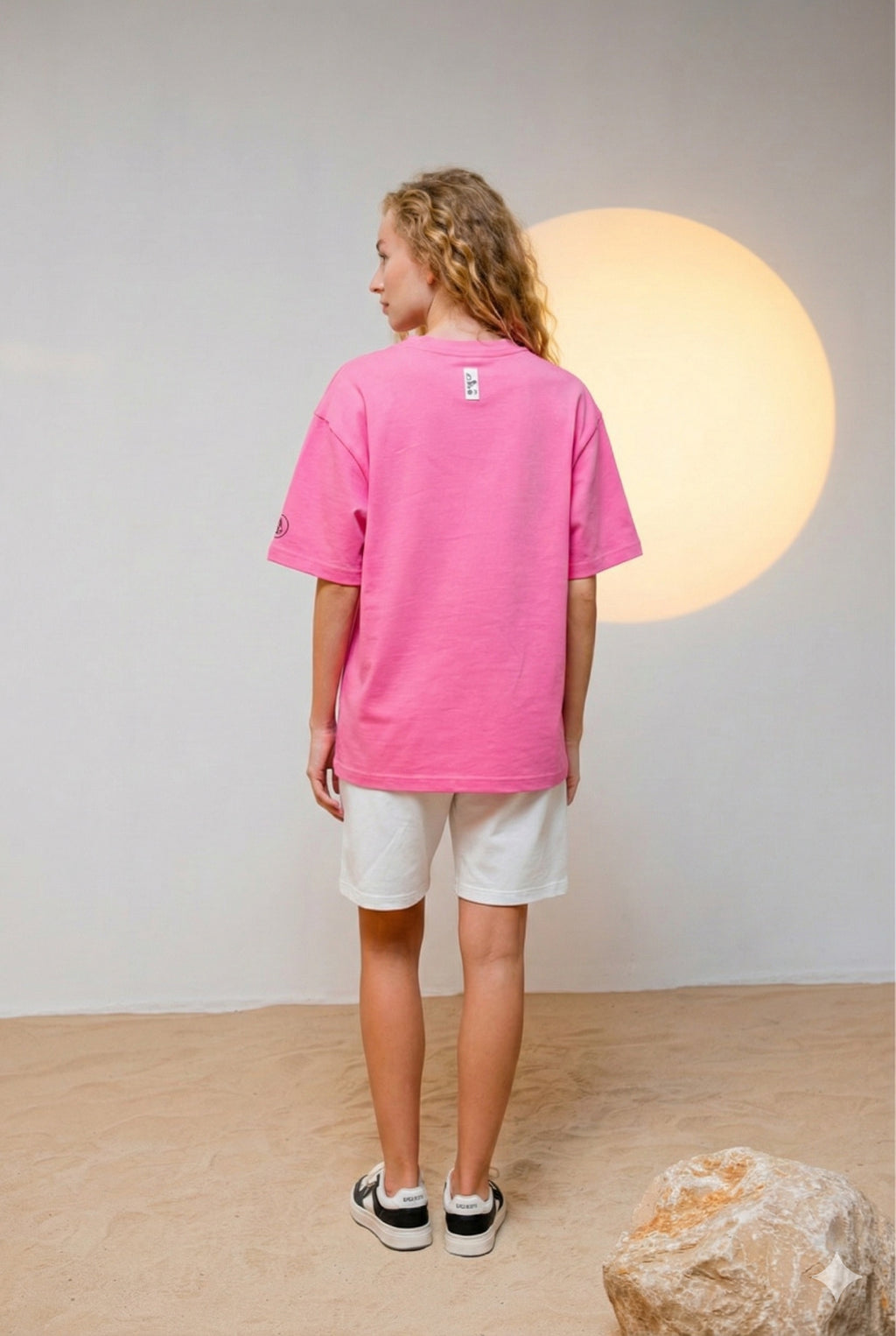 KEMET | Oversized Basic T-shirt in Cotton Pink