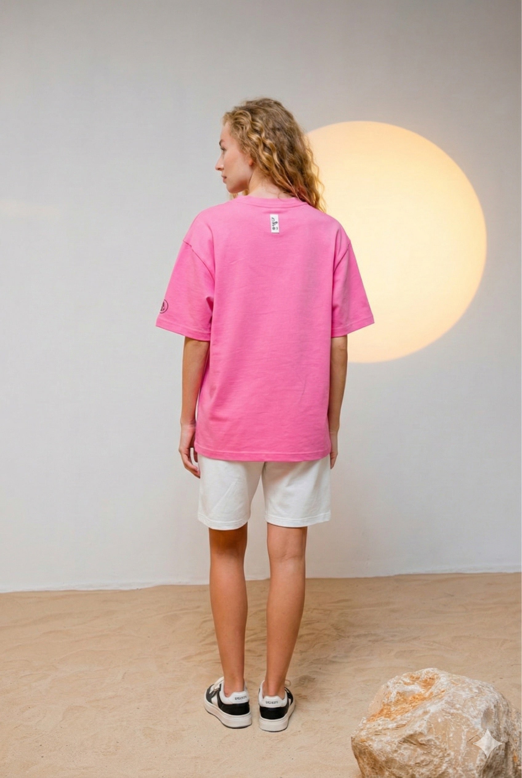 KEMET | Oversized Basic T-shirt in Cotton Pink