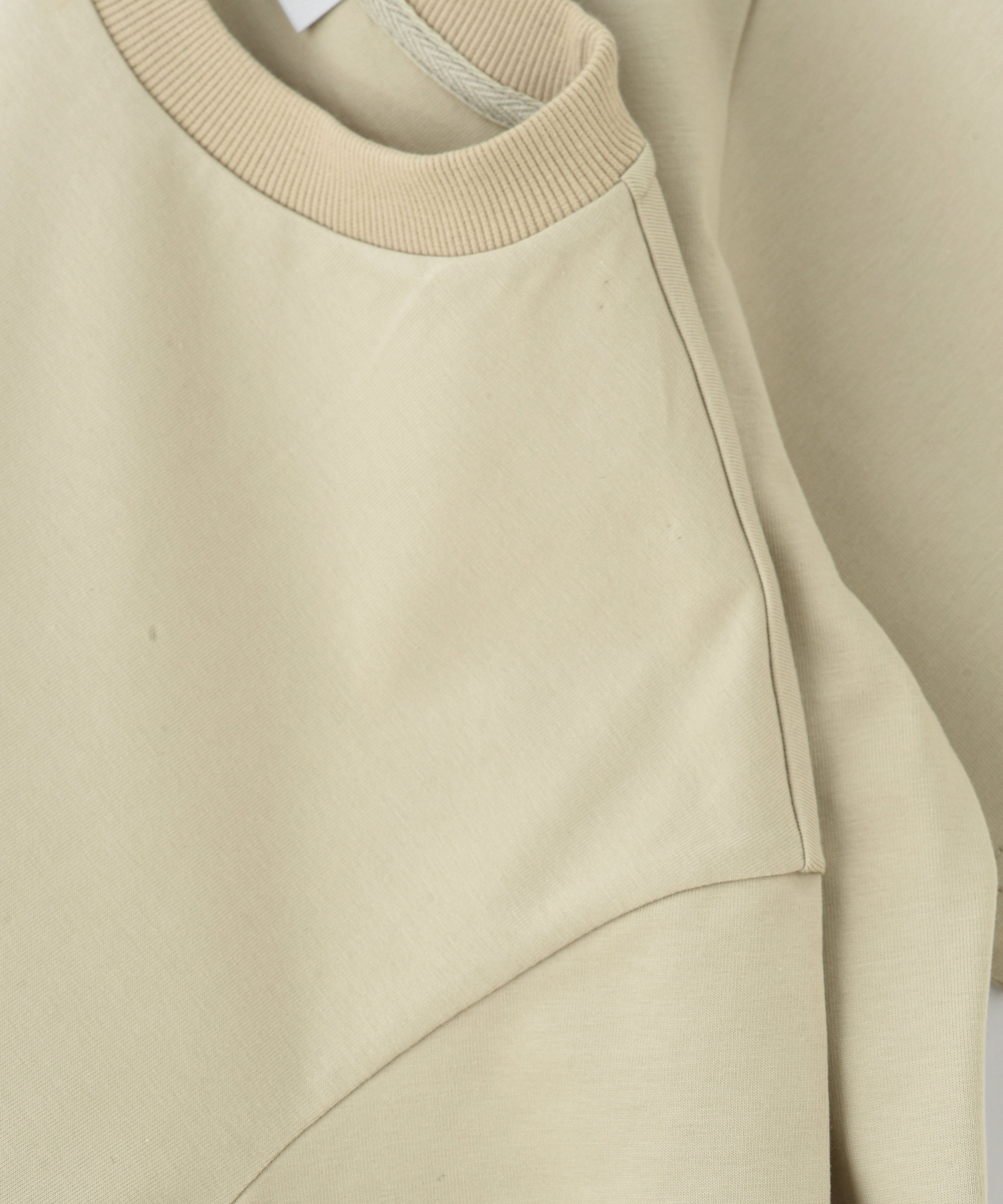 KEMET | Oversized Basic T-shirt in cotton Beige