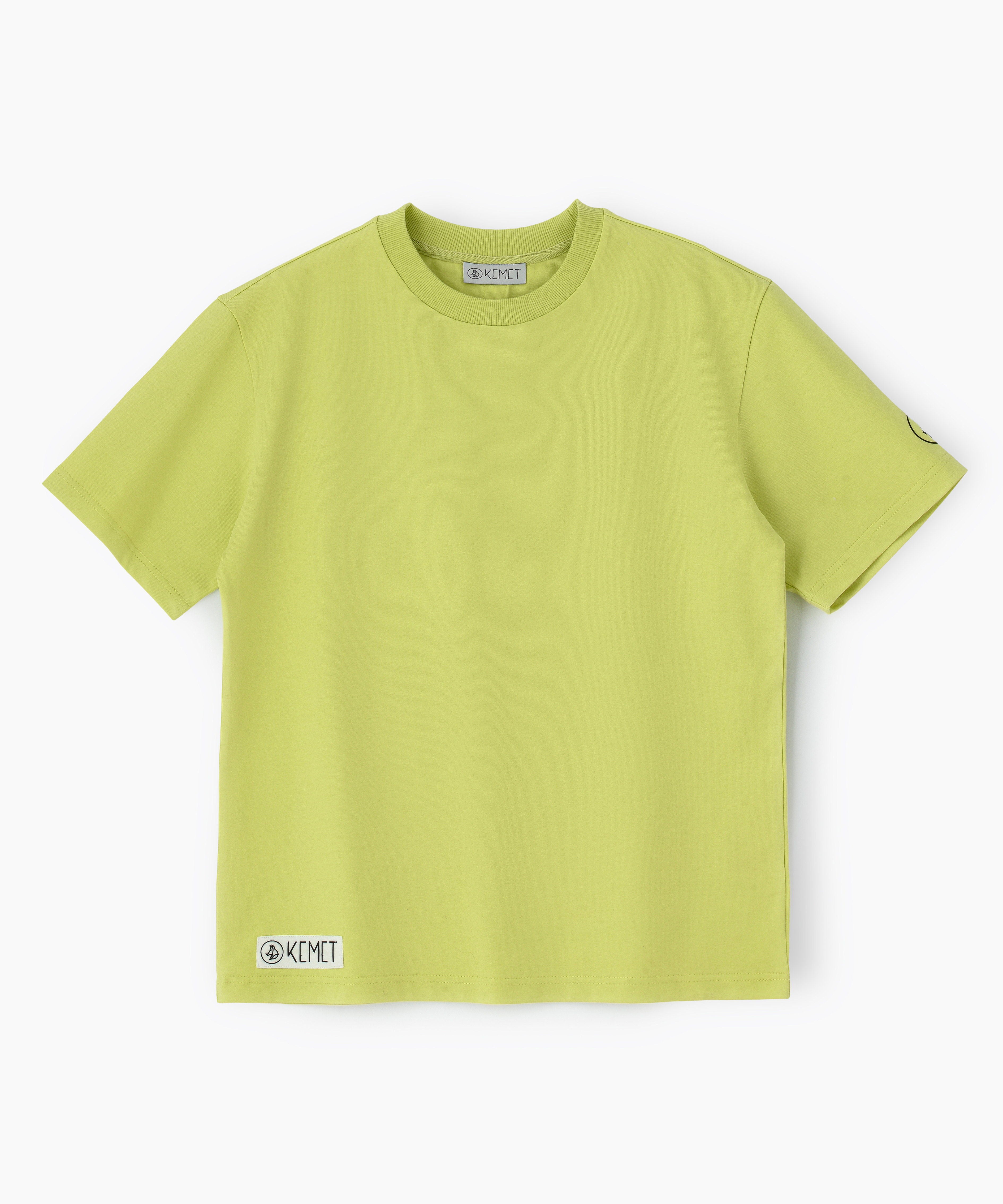 KEMET | Oversized Basic T-shirt in cotton Limegreen