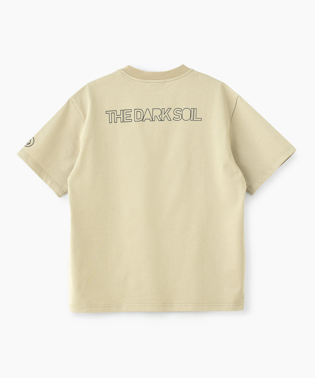 DARK SOIL | Oversized Basic T-shirt in Cotton Beige