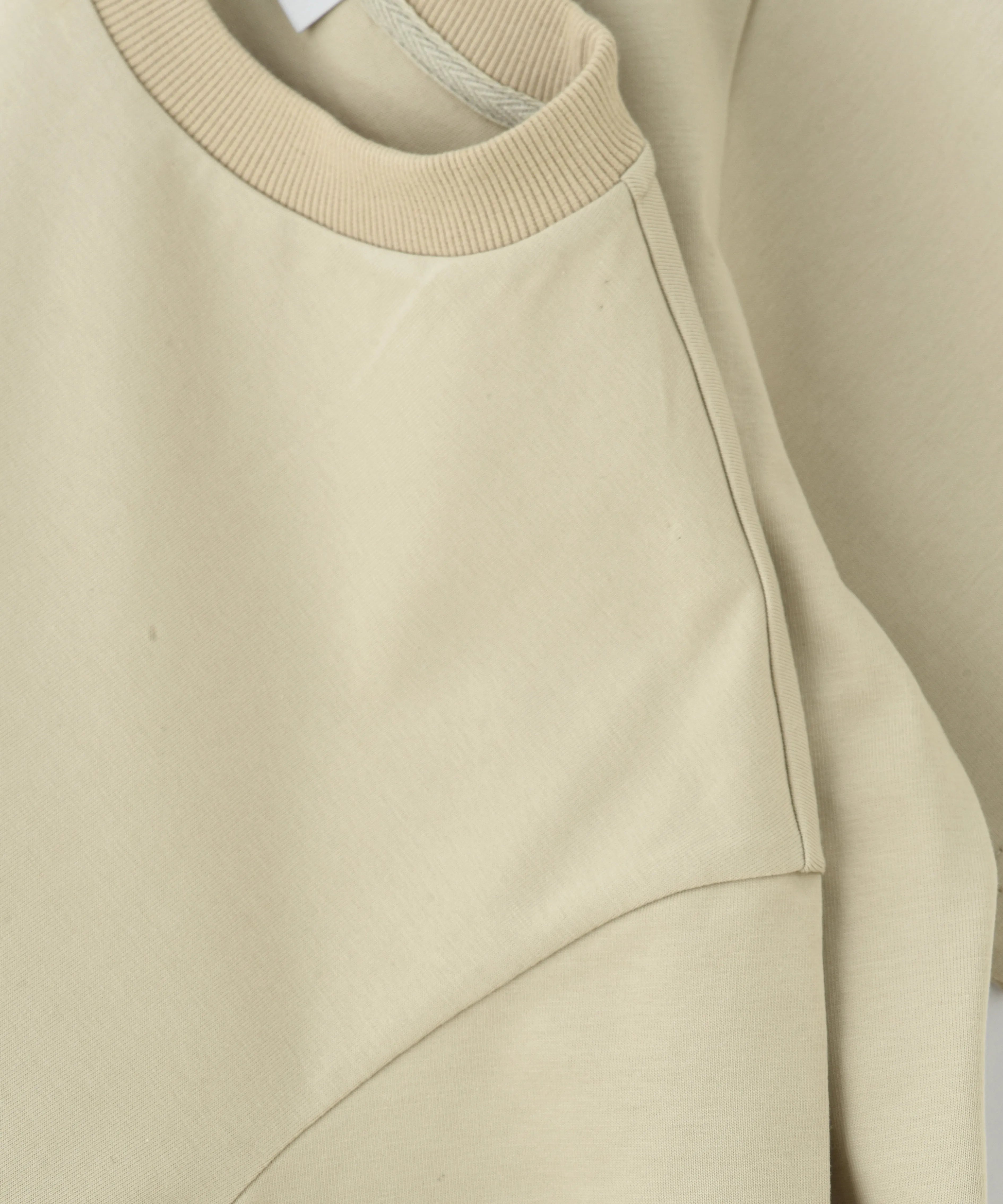 KEMET | Oversized Basic T-shirt in Cotton Beige