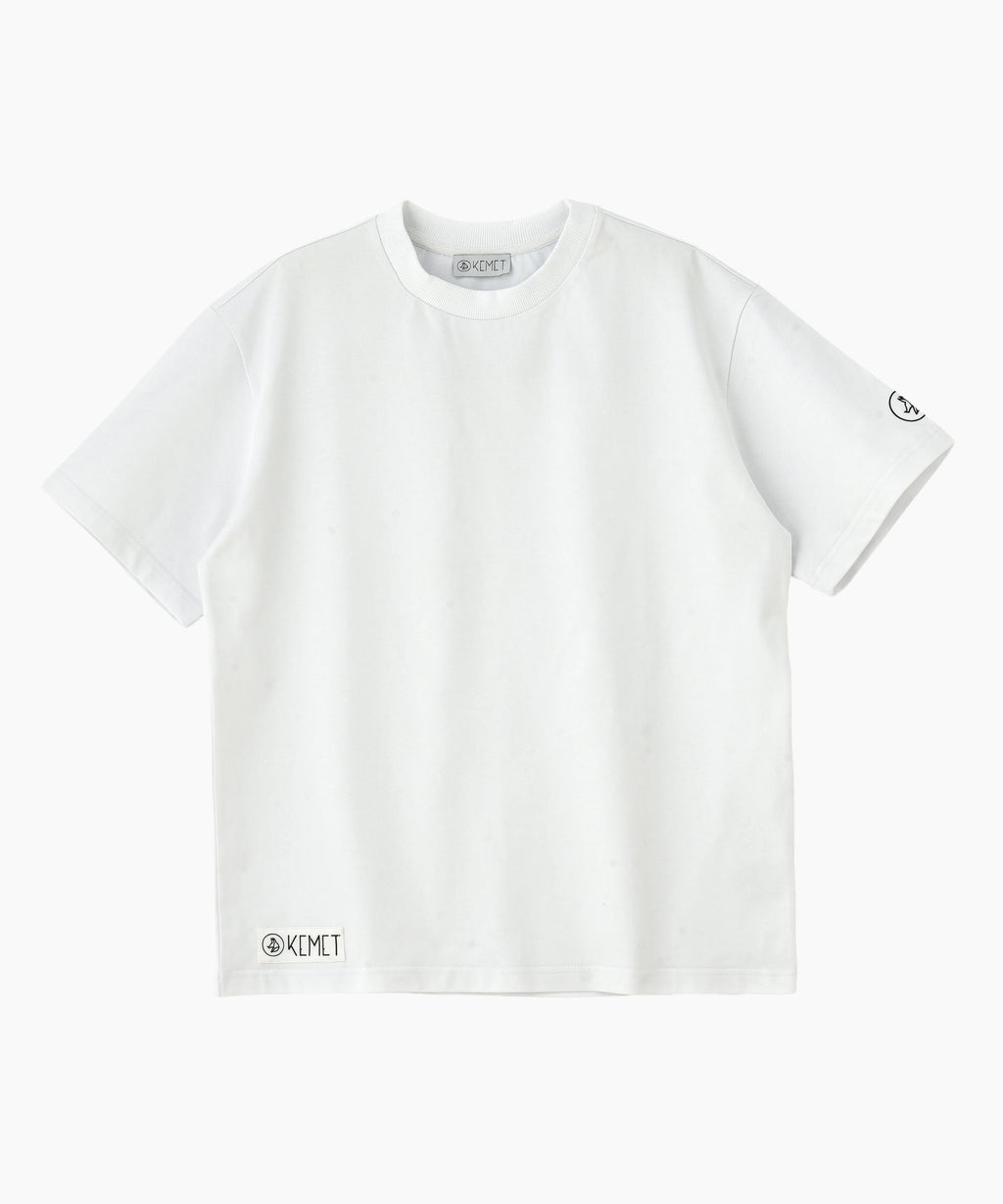 DARK SOIL | Oversized Basic T-shirt in Cotton White