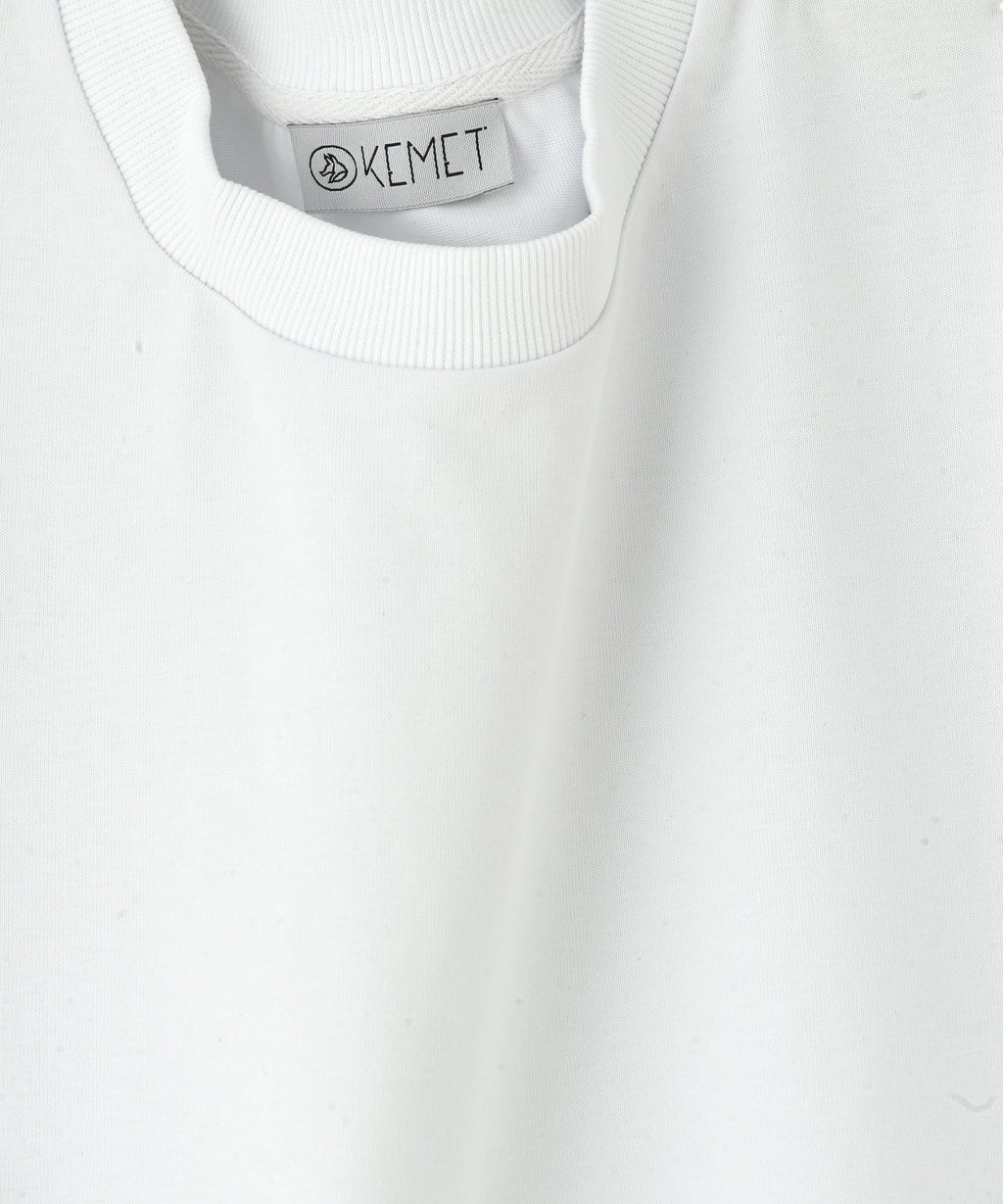 DARK SOIL | Oversized Basic T-shirt in Cotton White