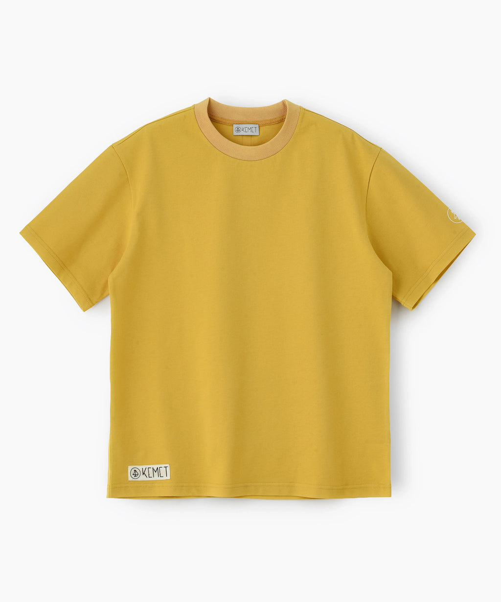 KEMET | Oversized Basic T-shirt in Cotton Mustard Yellow