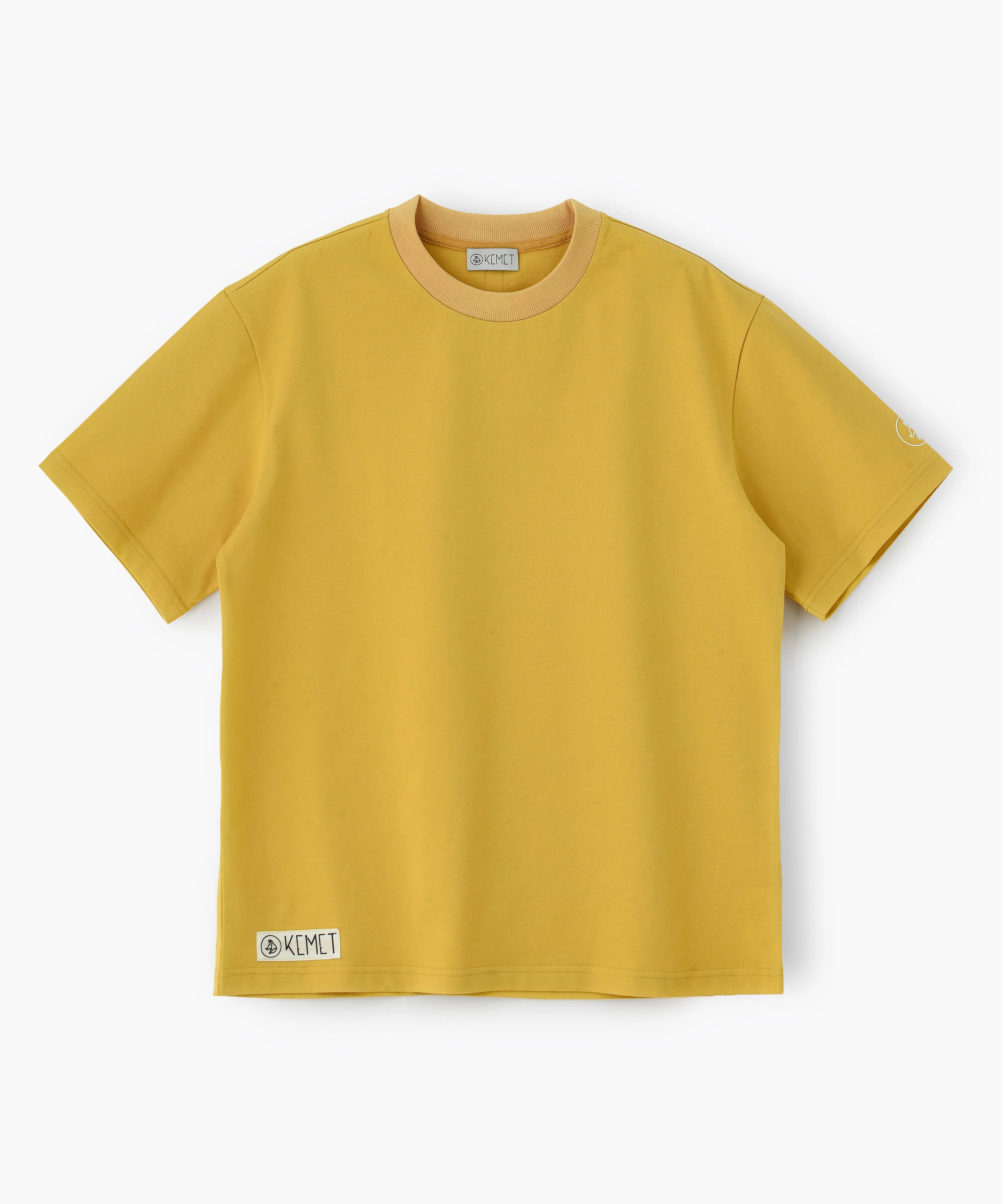 KEMET | Oversized Basic T-shirt in Cotton Mustard Yellow
