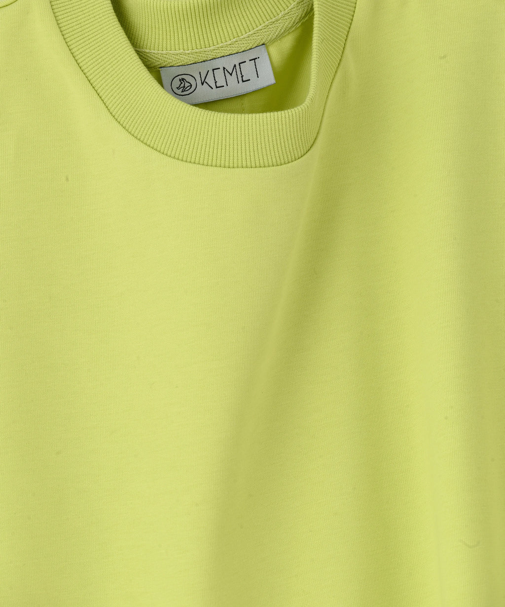 KEMET | Oversized Basic T-shirt in Cotton Limegreen