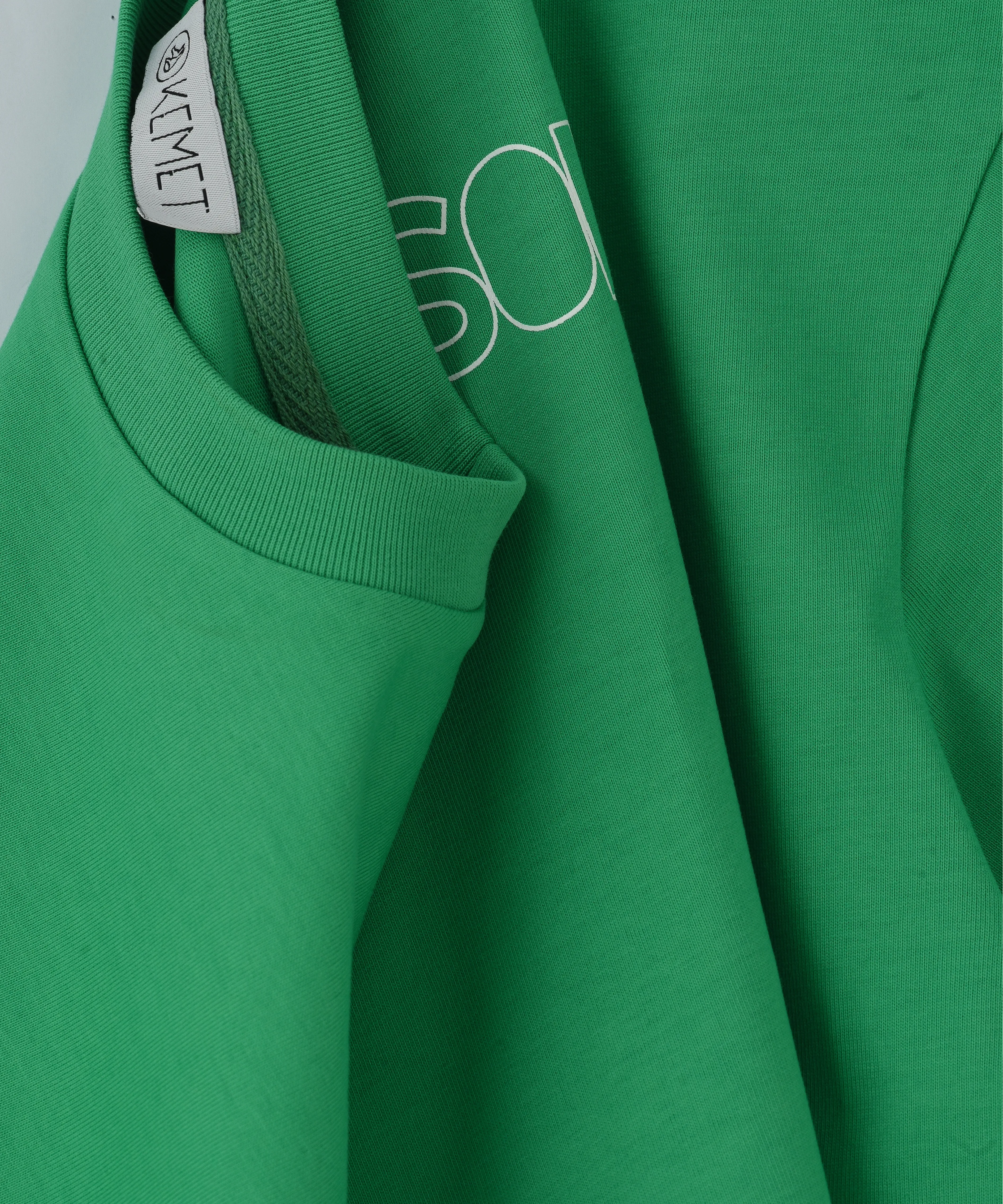 DARK SOIL | Oversized Basic T-shirt in Cotton Green