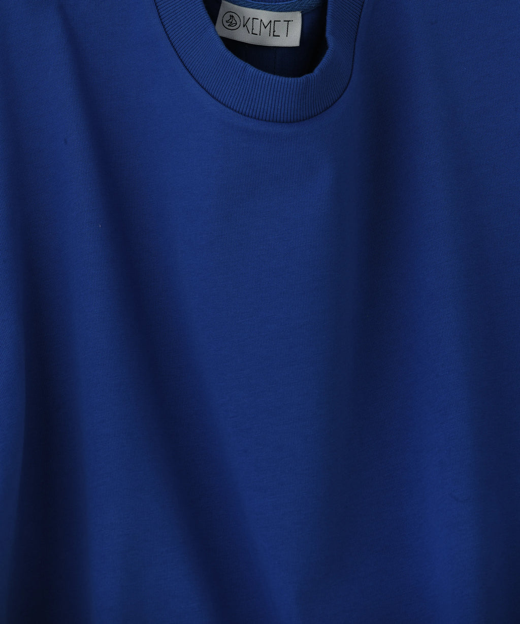 KEMET | Oversized Basic T-shirt in Cotton Royal Blue