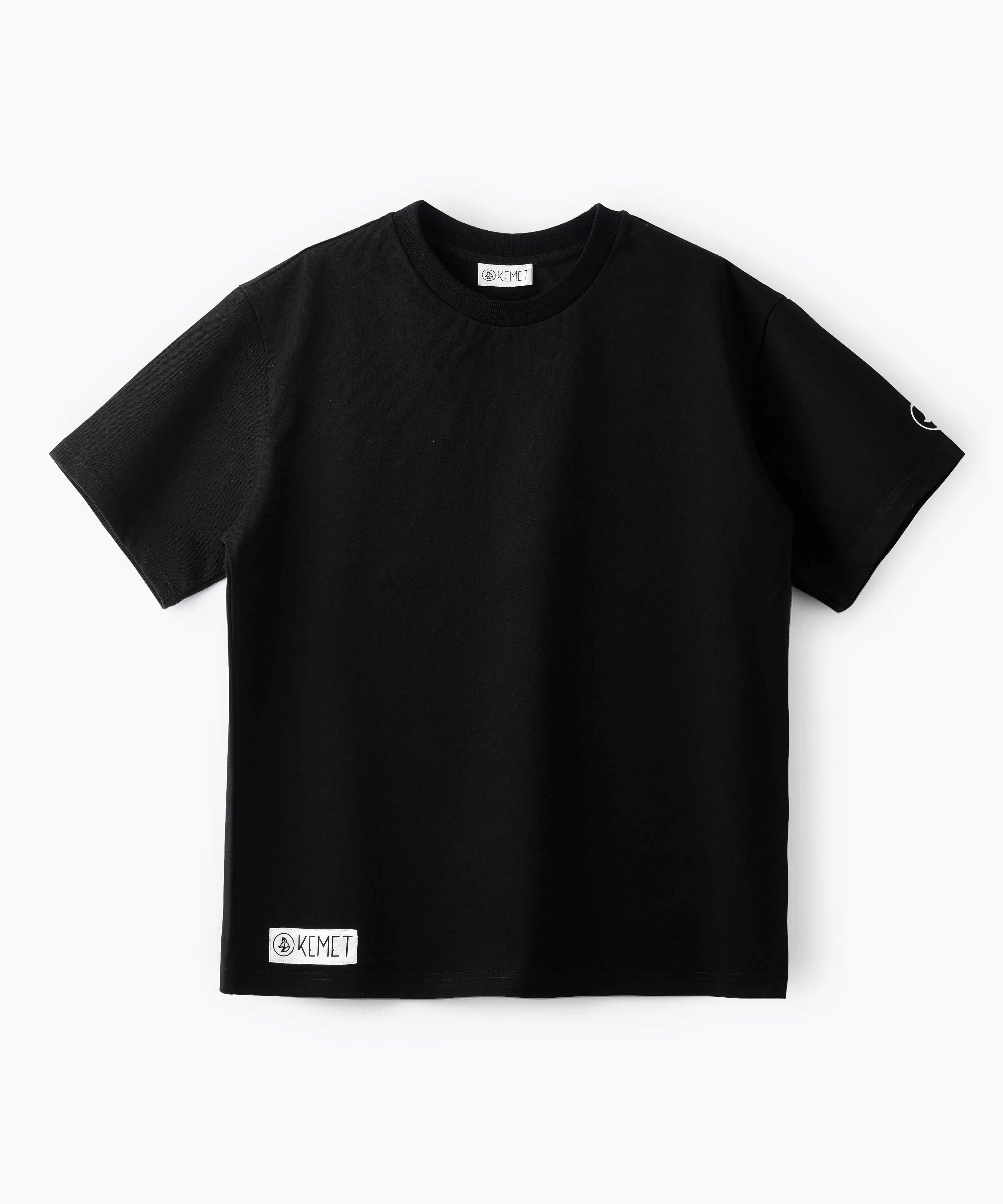 DARK SOIL | Oversized Basic T-shirt in Cotton Black