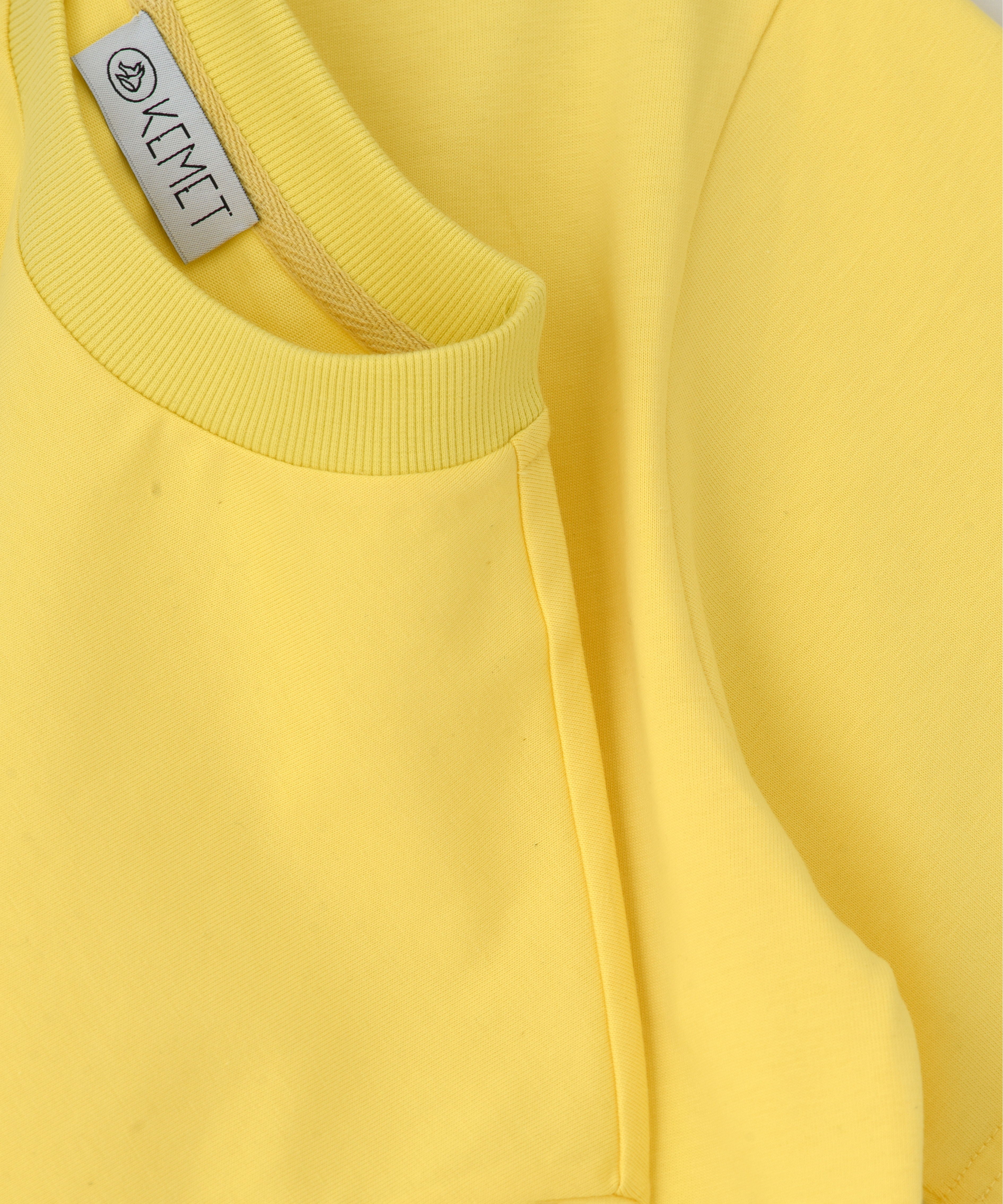 KEMET | Oversized Basic T-shirt in Cotton Yellow