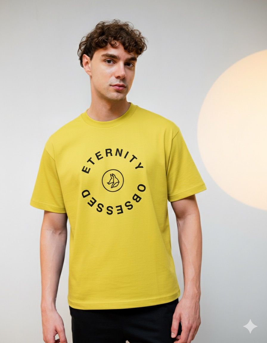 ETERNITY OBSESSED — Graphic Oversized Tee
Available in: Yellow & Green