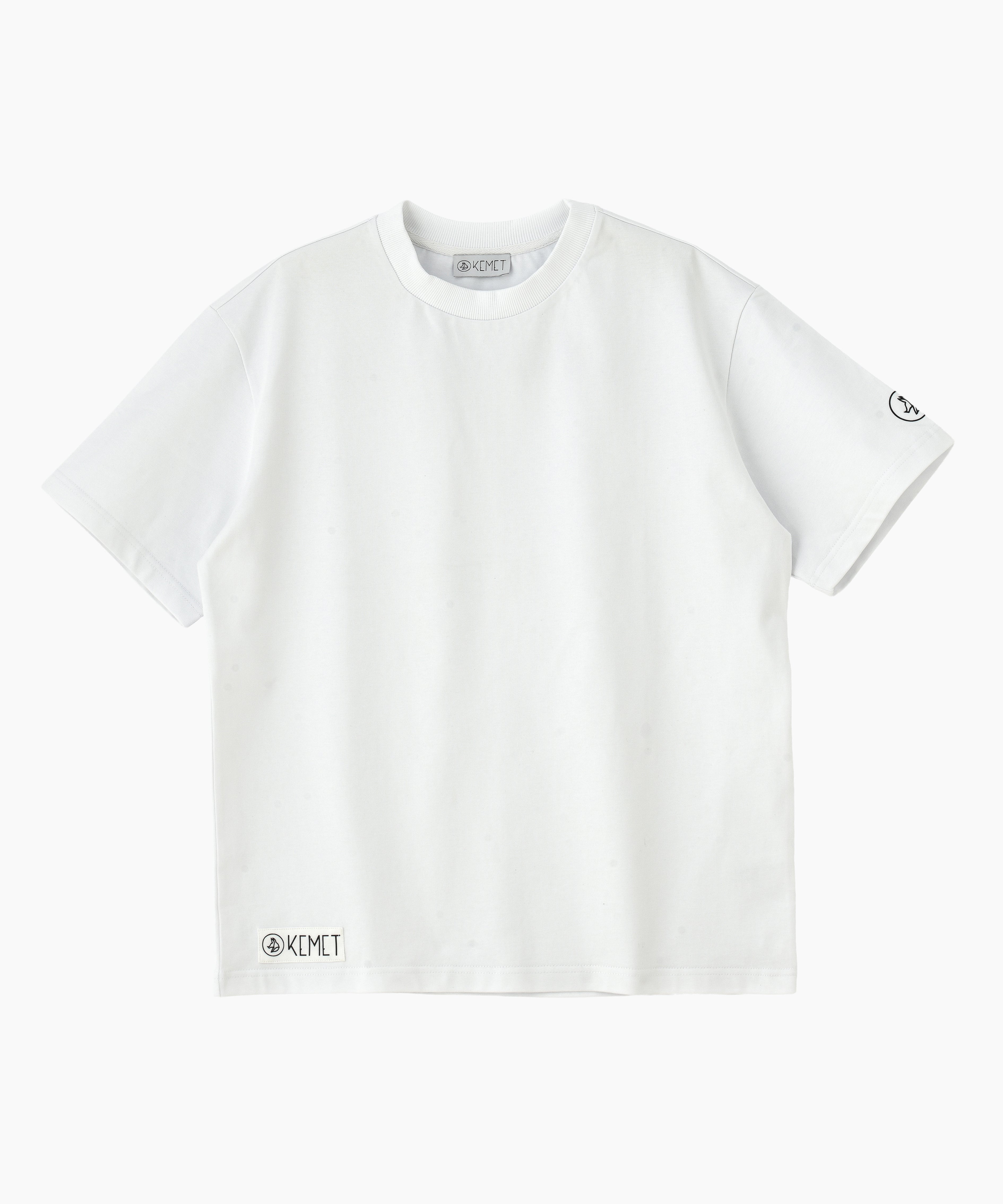 DARK SOIL | Oversized Basic T-shirt in Cotton White