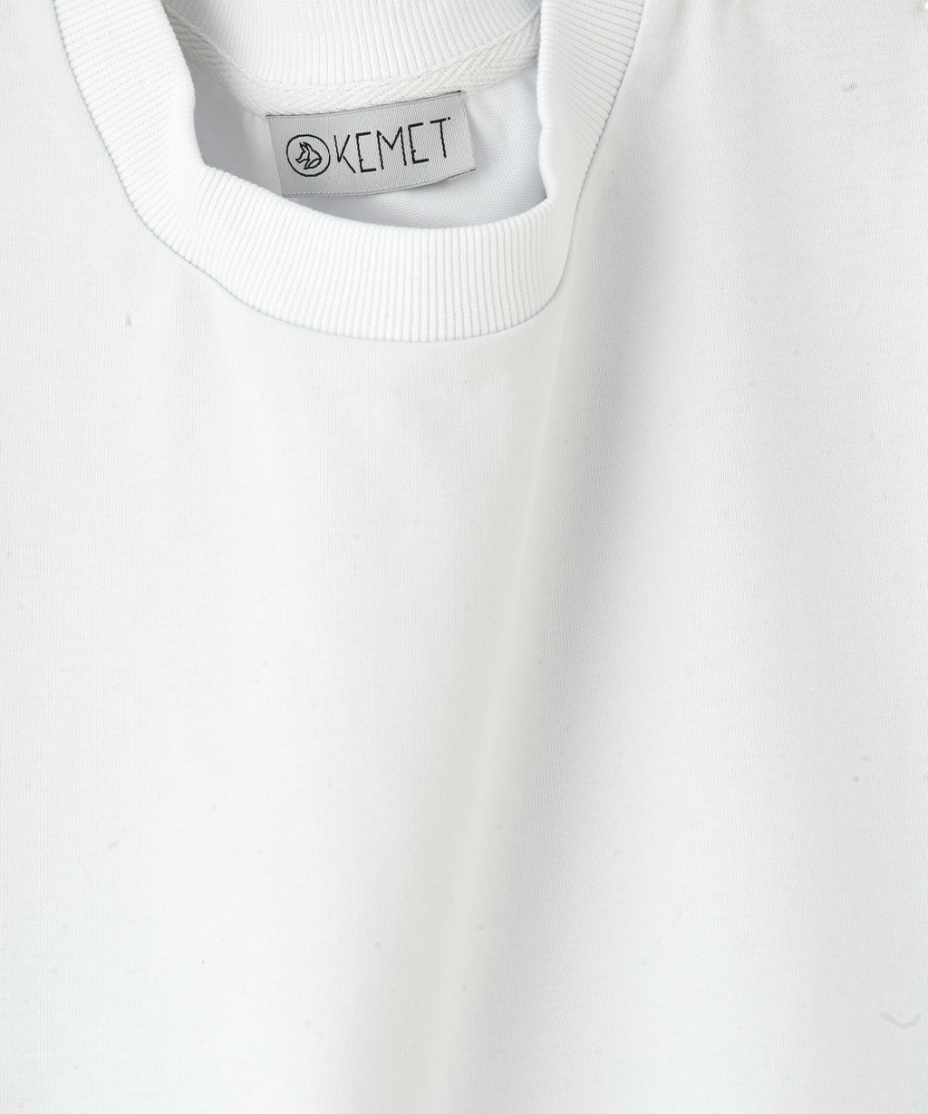 DARK SOIL | Oversized Basic T-shirt in Cotton White