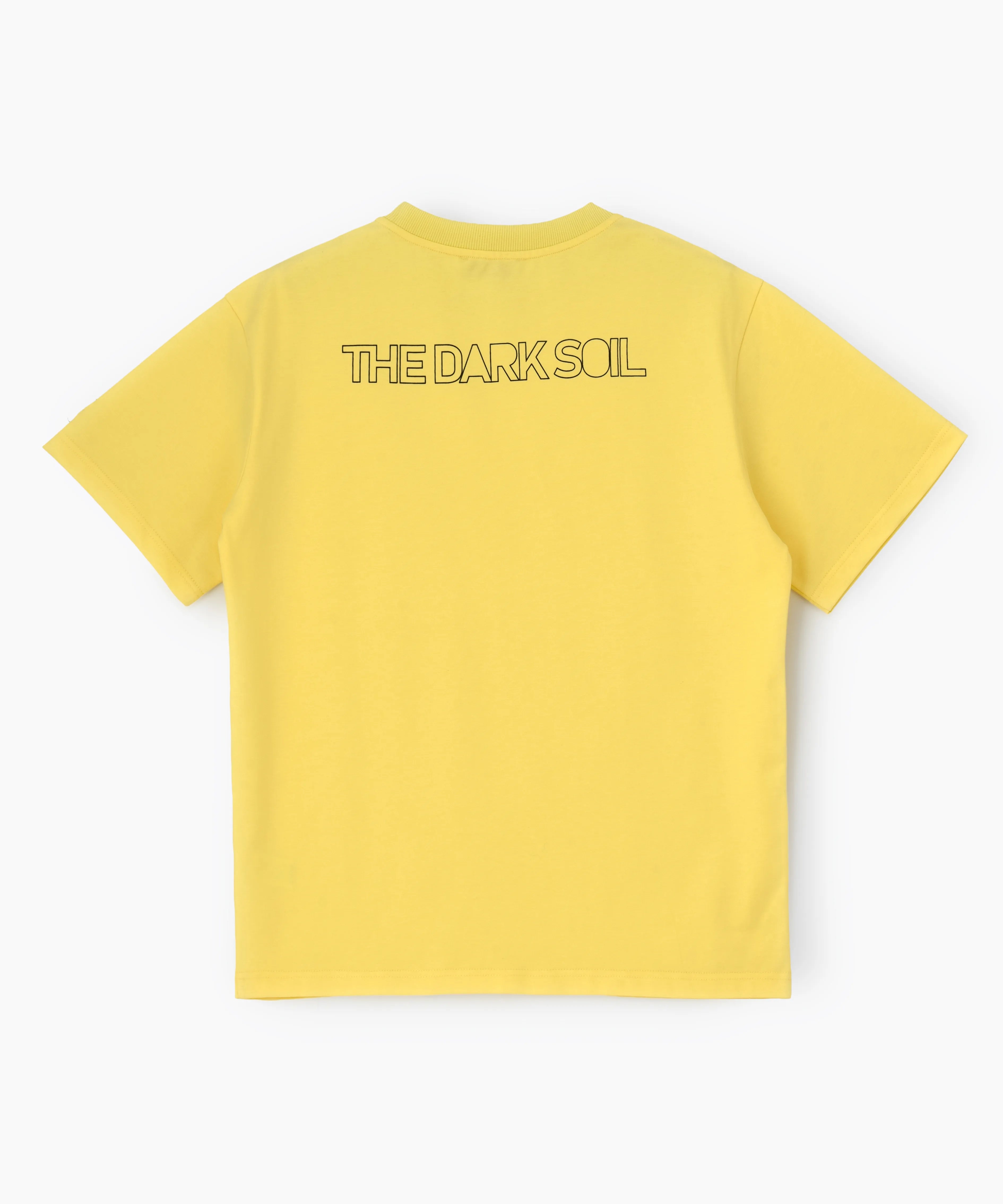 DARK SOIL | Oversized Basic T-shirt in Cotton Yellow