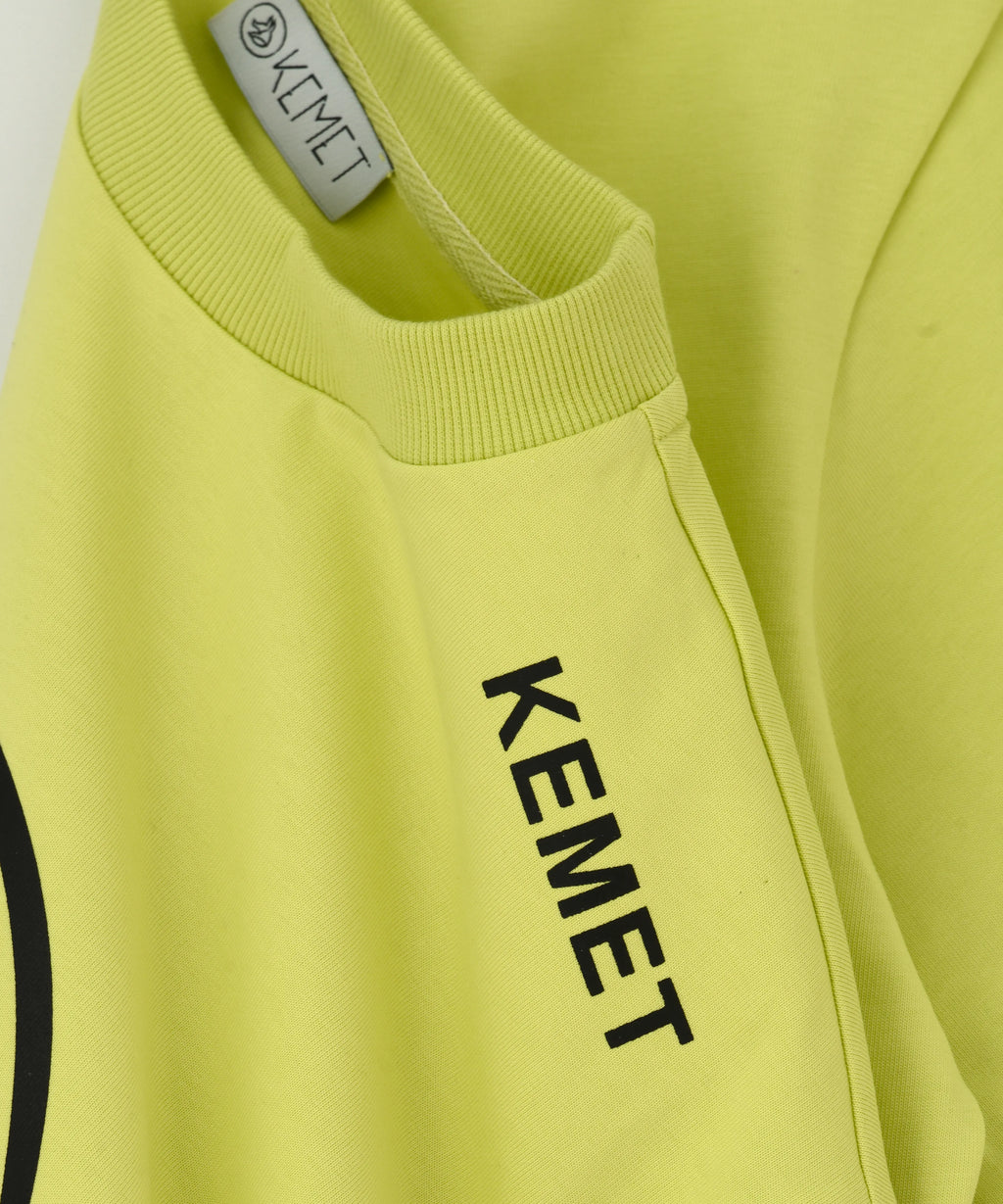 CLEO — Graphic Oversized Tee
Available in: Lime Green, Mustard Yellow, Beige