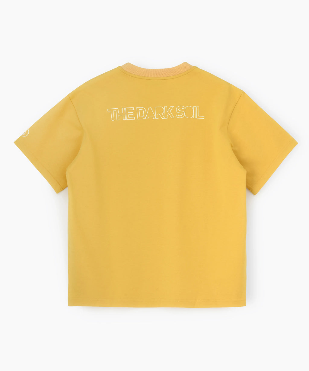 DARK SOIL | Oversized Basic T-shirt in Cotton Mustard Yellow