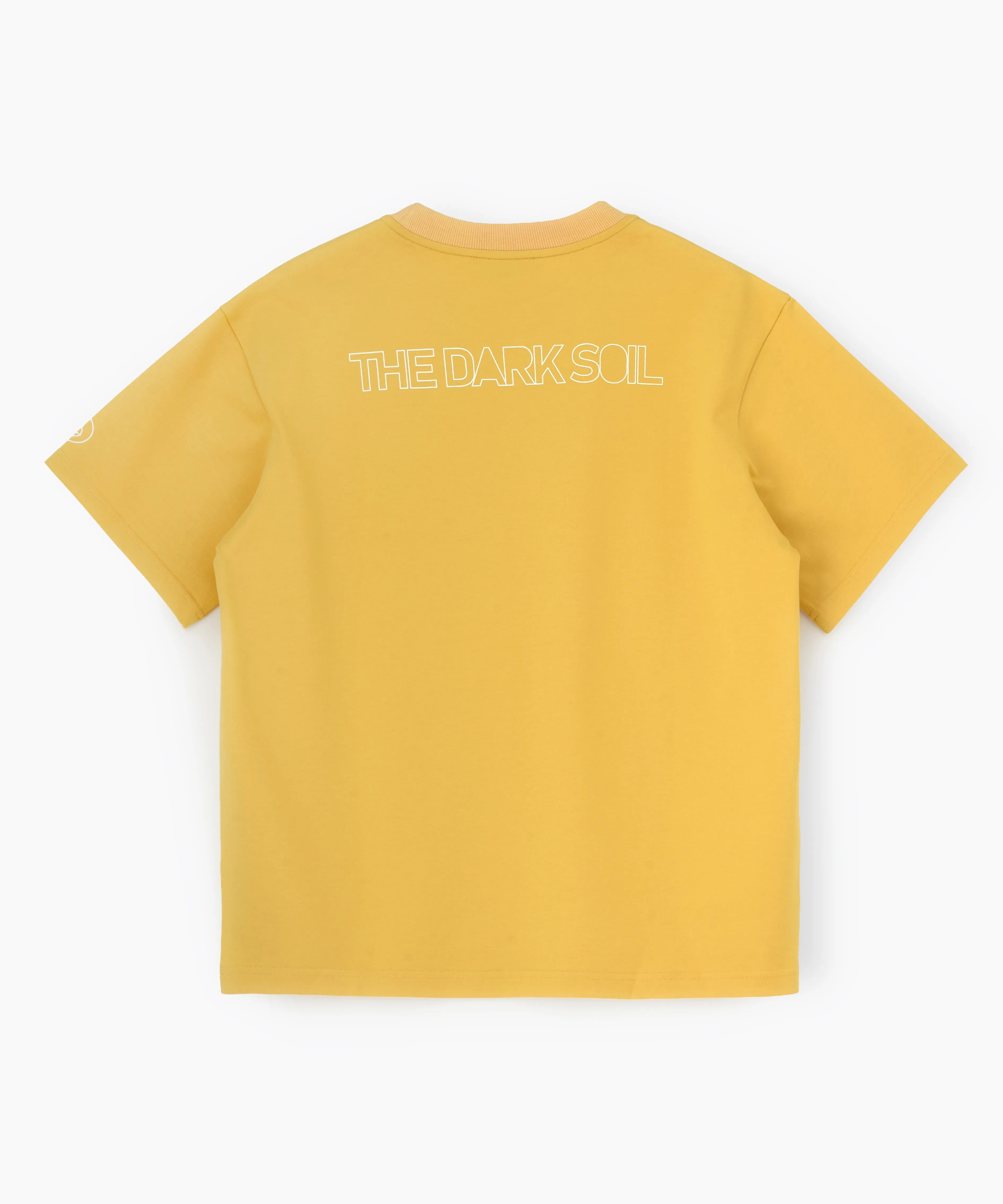 DARK SOIL | Oversized Basic T-shirt in Cotton Mustard Yellow
