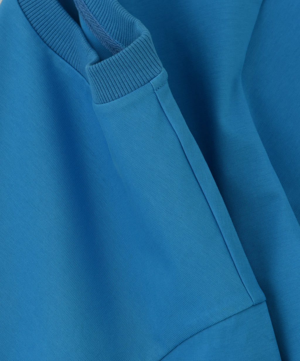 KEMET | Oversized Basic T-shirt in Cotton Cerulean Blue