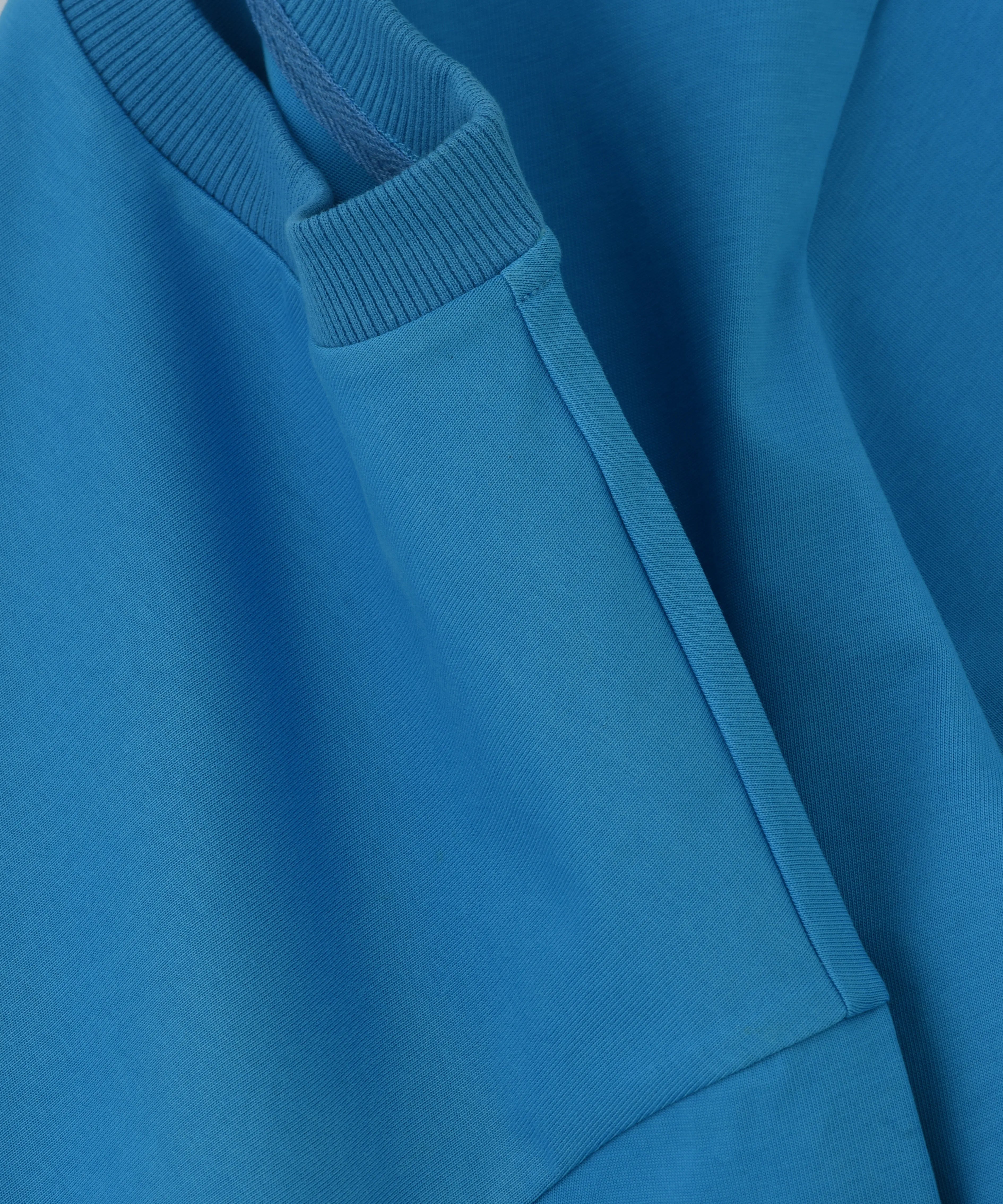KEMET | Oversized Basic T-shirt in Cotton Cerulean Blue