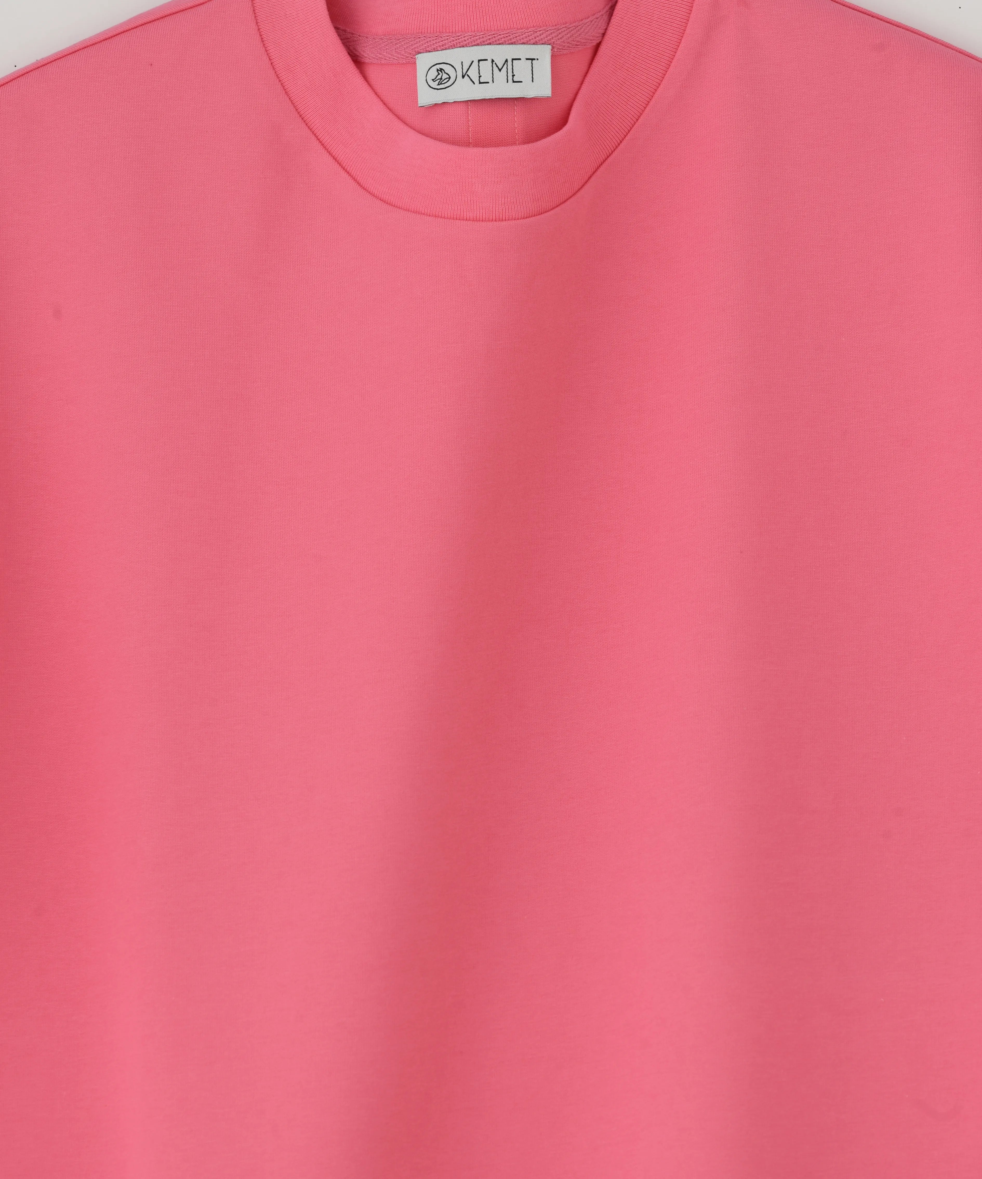 KEMET | Oversized Basic T-shirt in Cotton Pink
