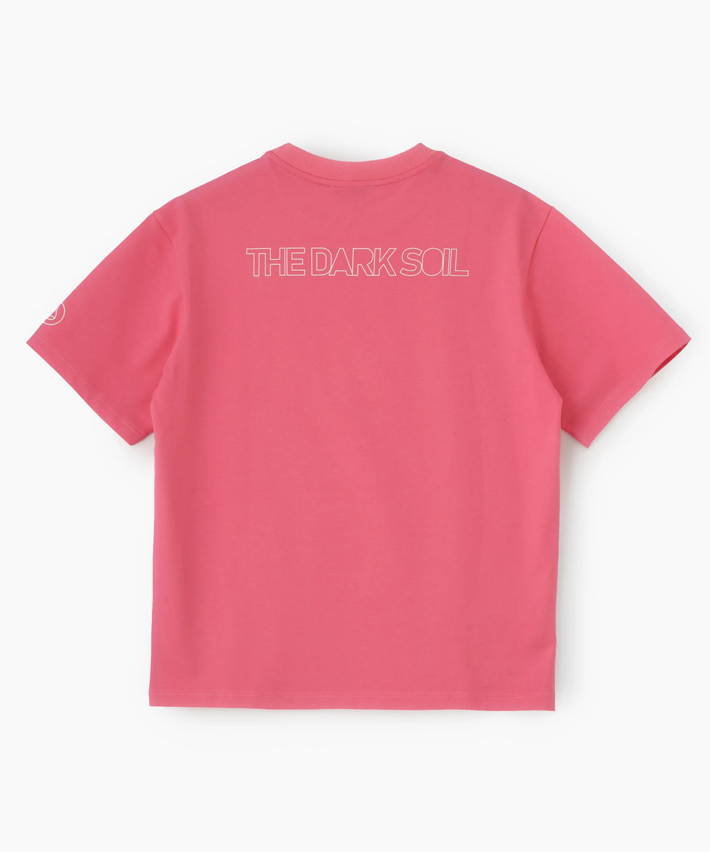 DARK SOIL | Oversized Basic T-shirt in Cotton Pink