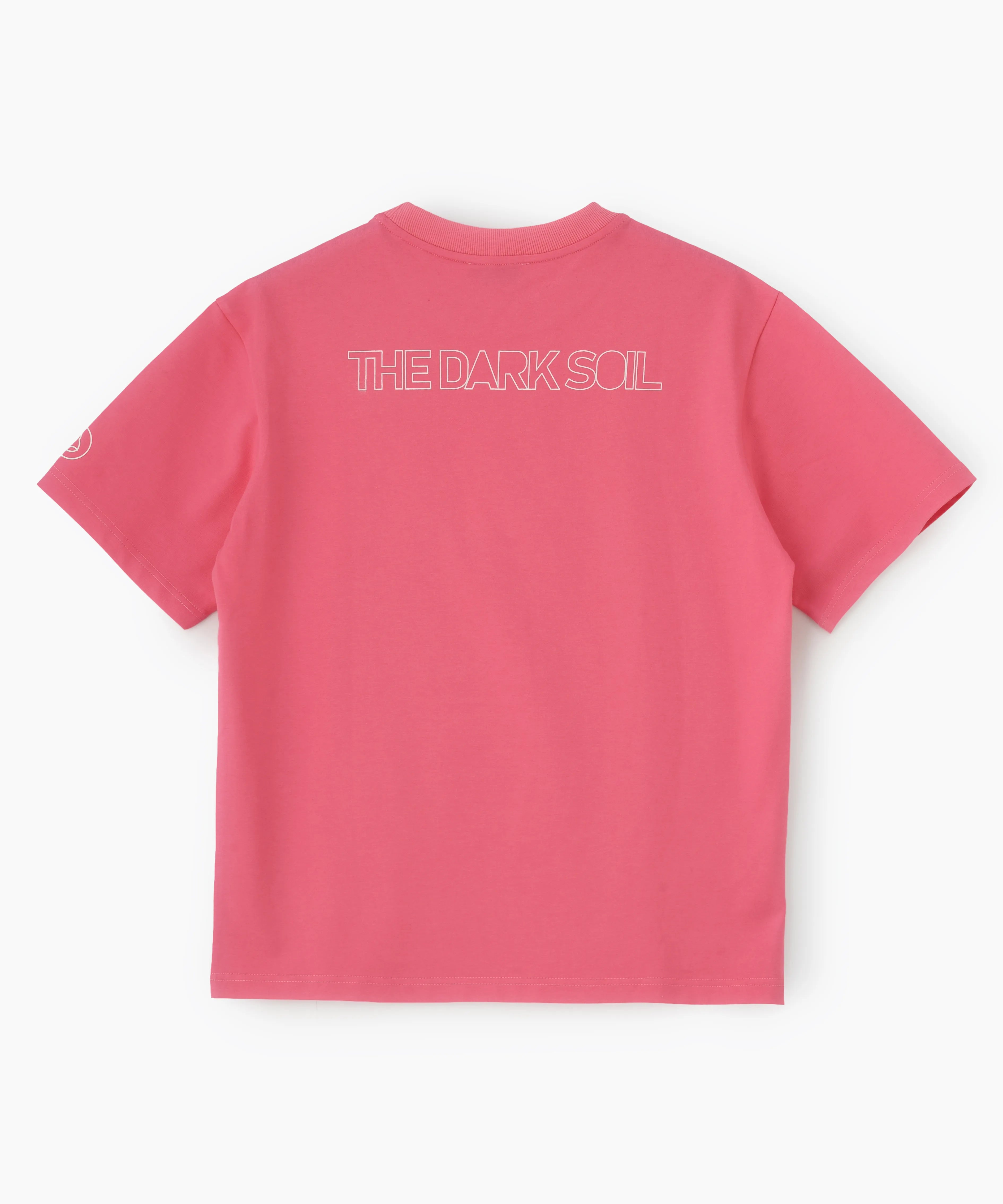 DARK SOIL | Oversized Basic T-shirt in Cotton Pink
