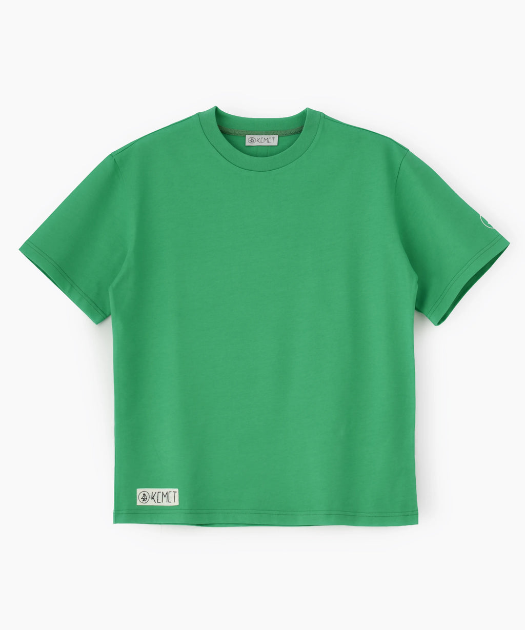 KEMET | Oversized Basic T-shirt in Cotton Green