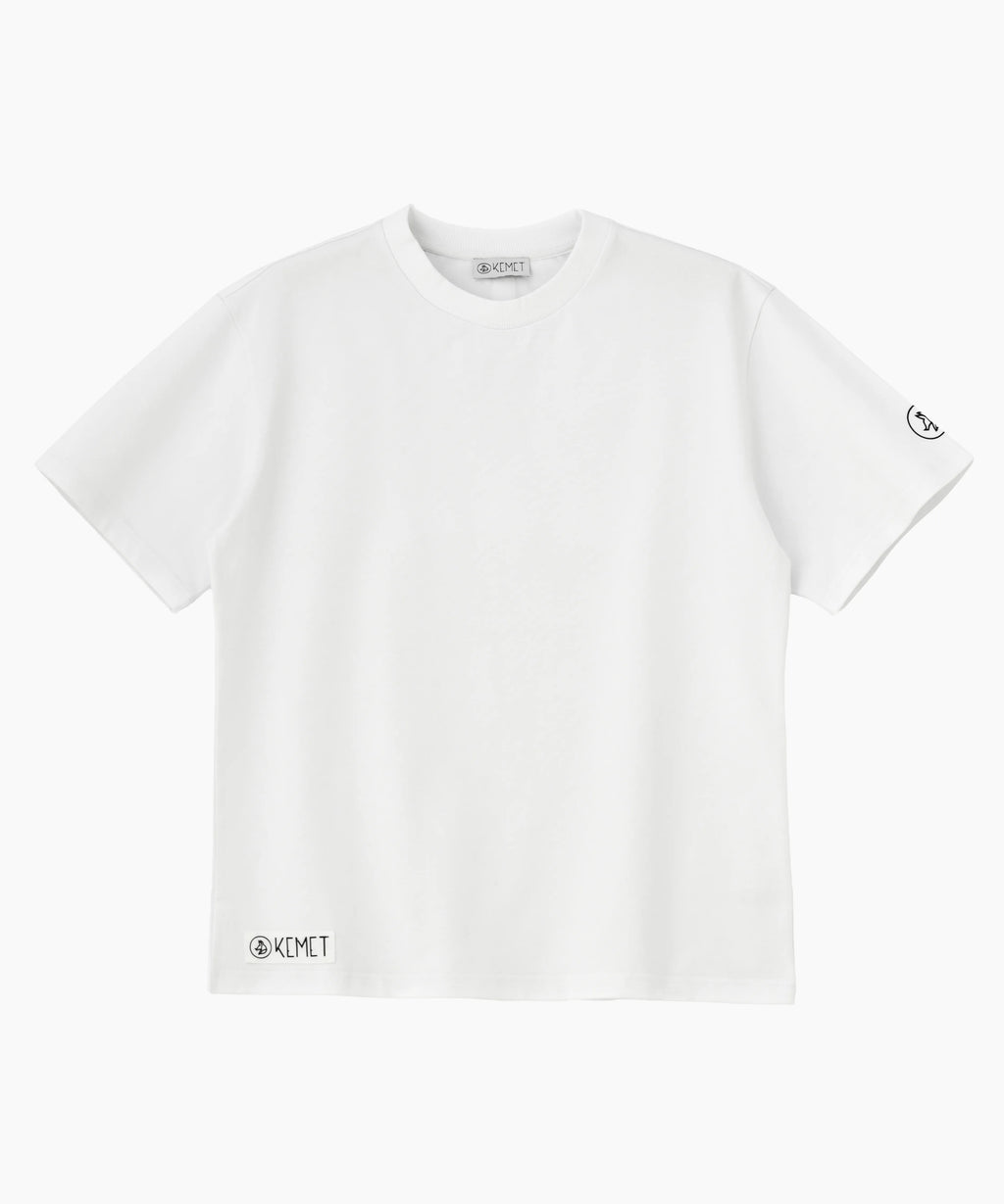 KEMET | Oversized Basic T-shirt in Cotton White