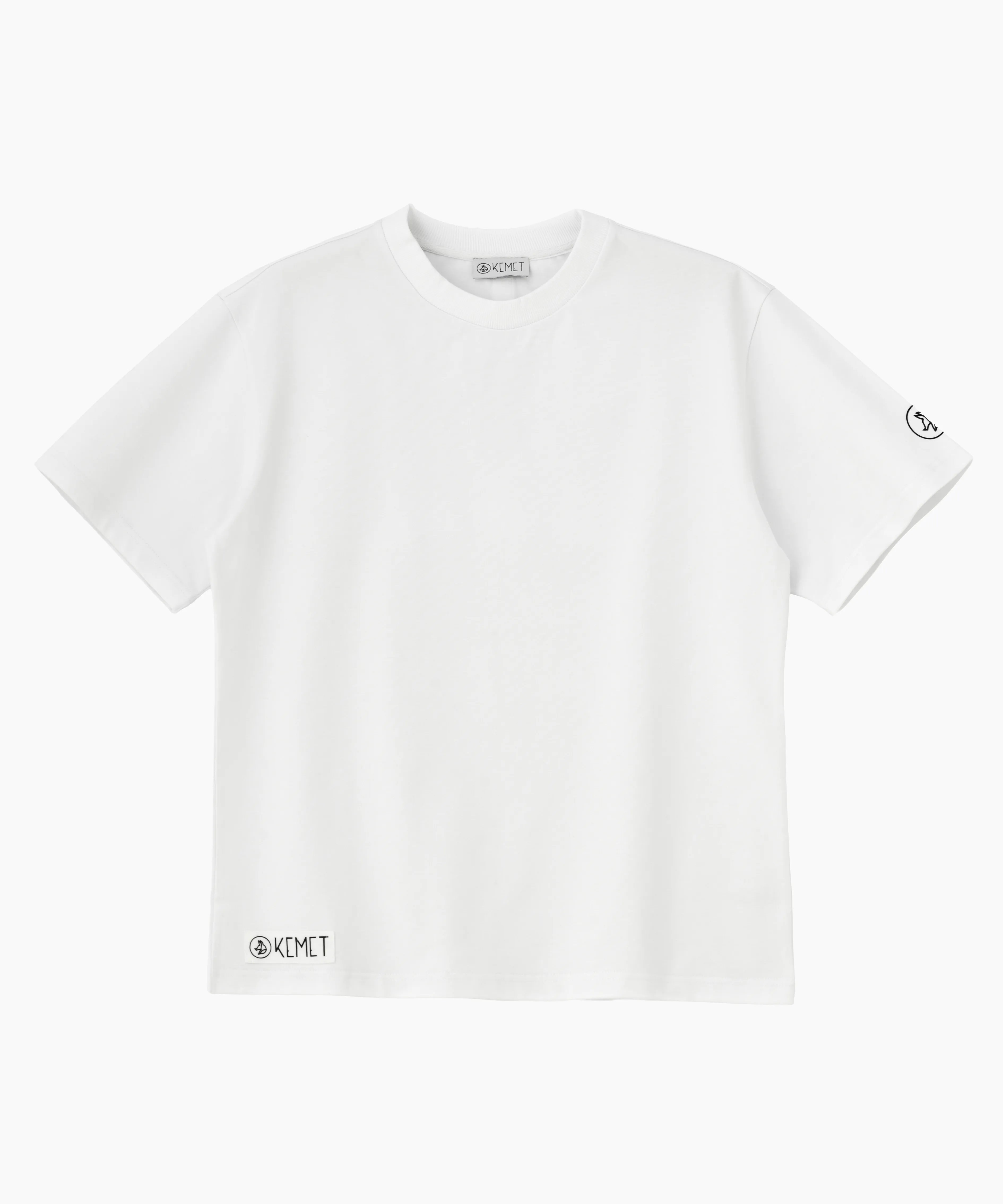 KEMET | Oversized Basic T-shirt in Cotton White