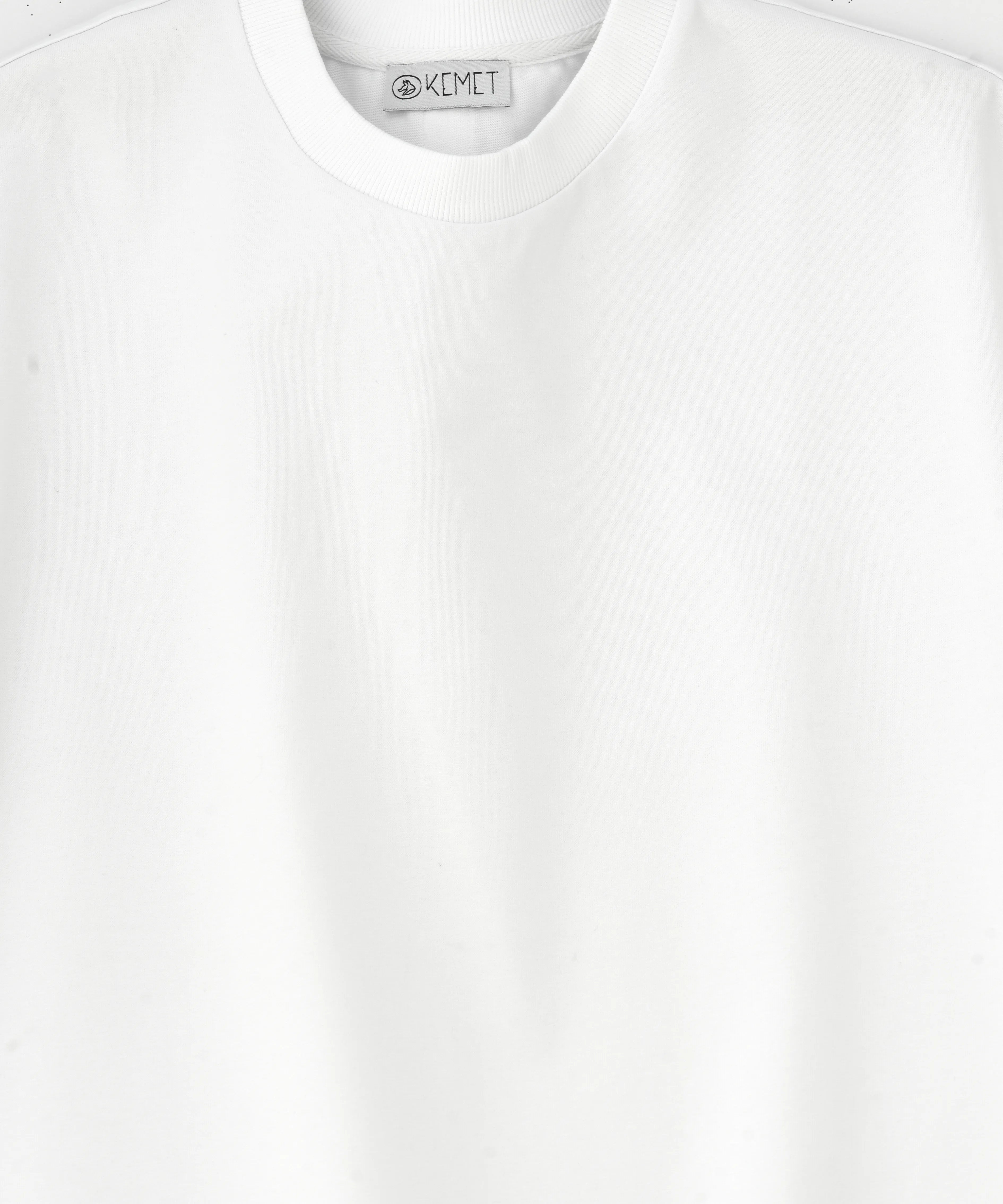 KEMET | Oversized Basic T-shirt in Cotton White
