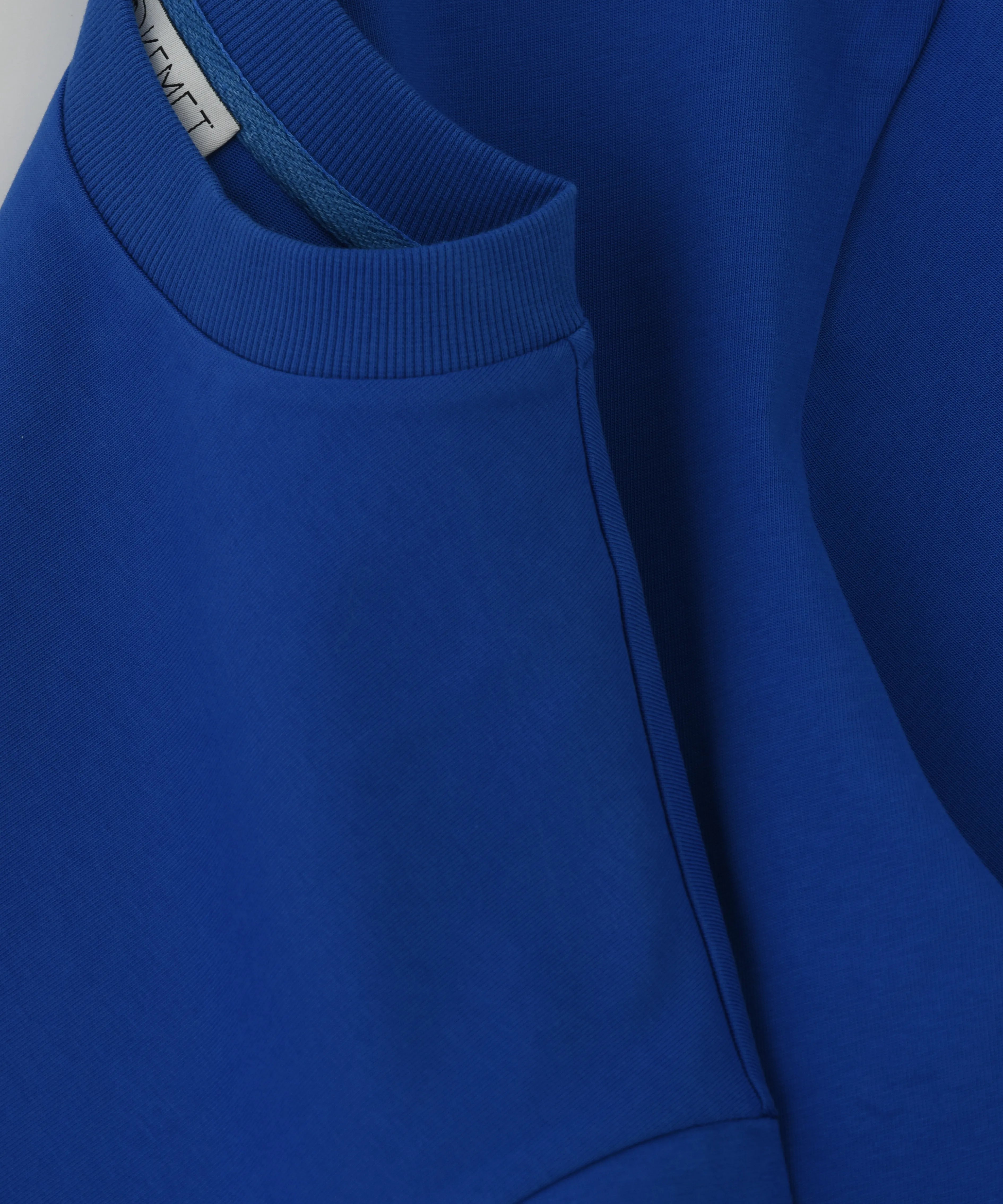 DARK SOIL | Oversized Basic T-shirt in Cotton Royal Blue