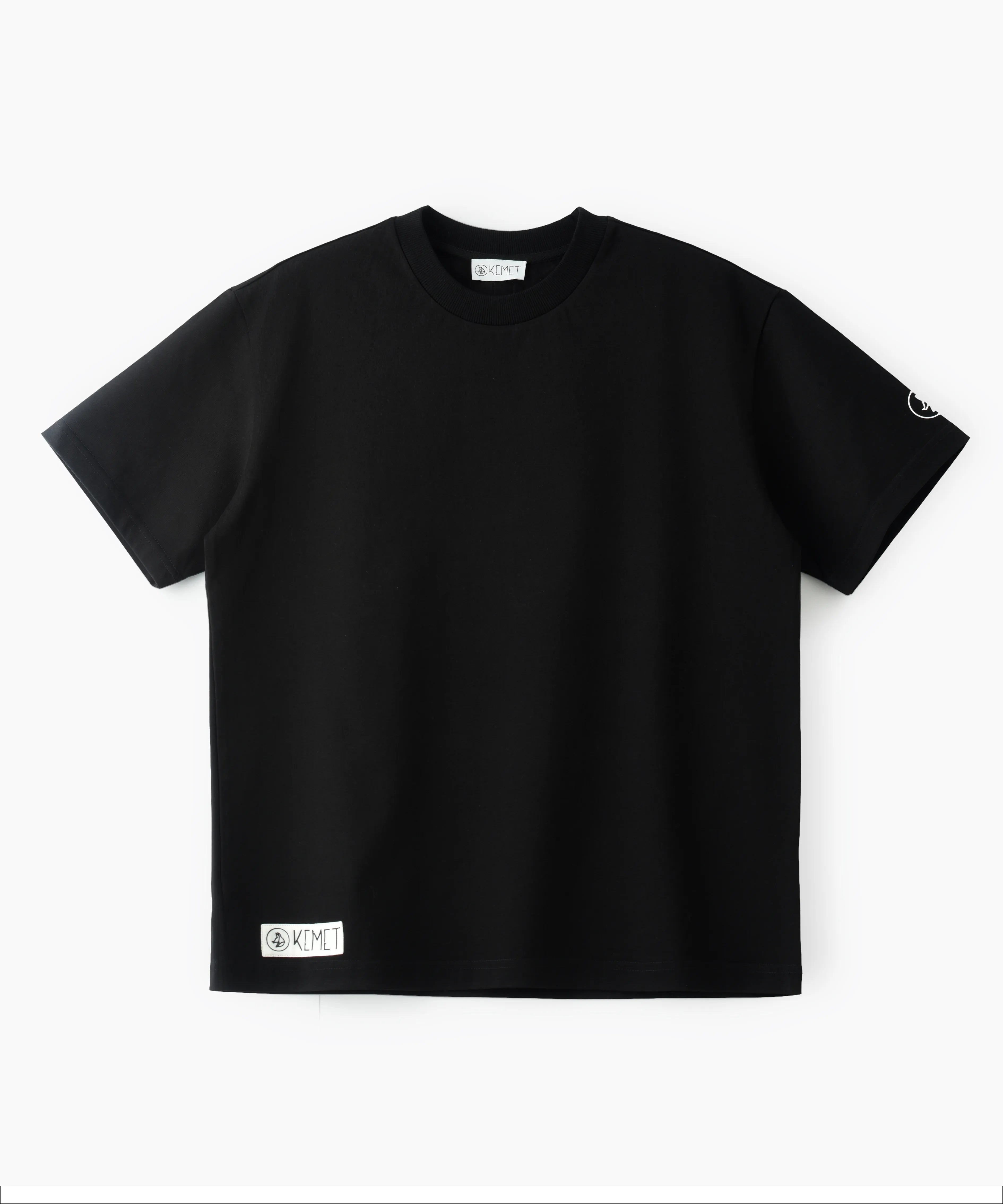 KEMET | Oversized Basic T-shirt in Cotton Black